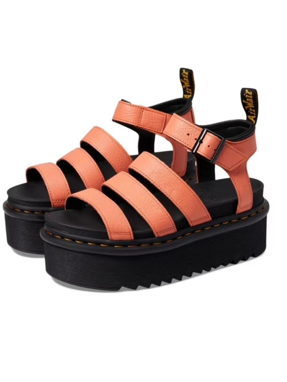 Dr. Martens Blaire Quad Coral Platform Sandals | Size 9 - New No Box